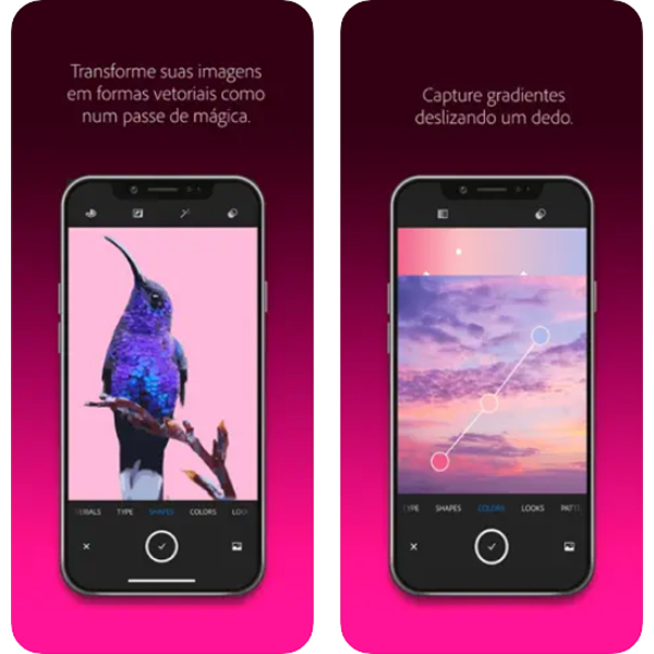 Adobe Capture aplicativos design gráfico
