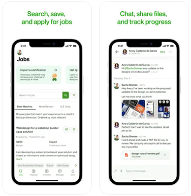 aplicativos para encontrar trabalho remoto upwork